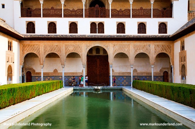 South Gallery Courtyard of the Myrtles Alhambra Palace
