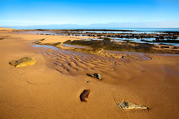 Sand Patterns on the Beach at Airbow Point near Kingsbarns