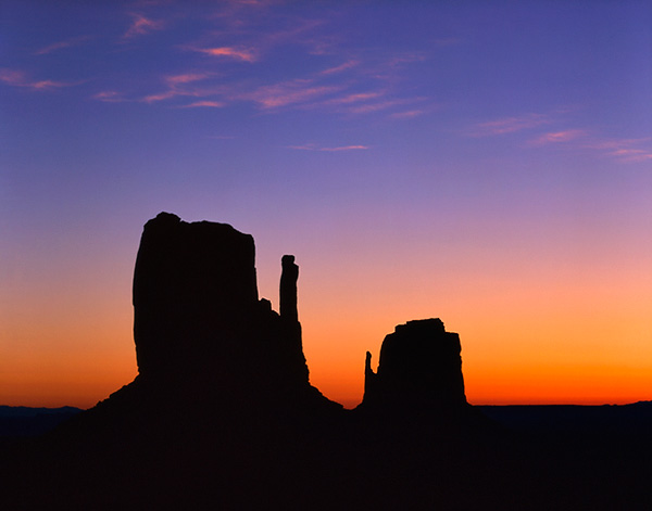 The Mittens at Dawn, Monument Valley, Arizona, USA