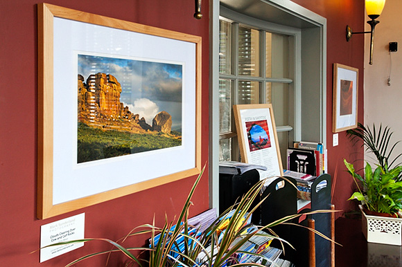 Clouds Clearing Over Cow and Calf Rocks at The Mitre