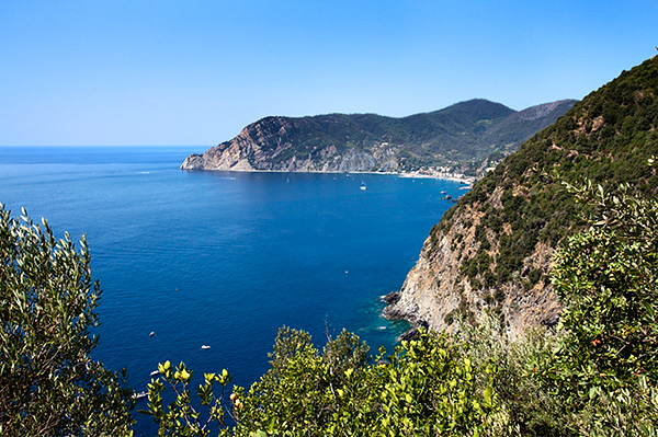 Looking toward Monterosso on the Cinque Terre Coastal Path near Vernazza