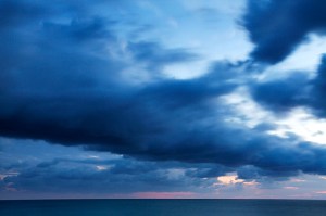 Twilight Seascape from Riomaggiore