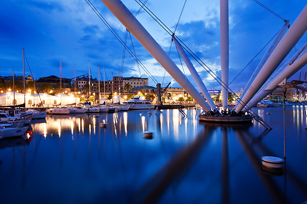 The Bigo in the Old Port at Dusk