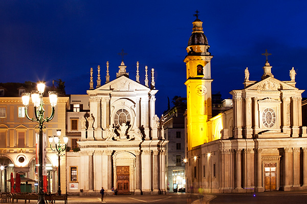 Church of Santa Cristina and Church of San Carlo at Dusk