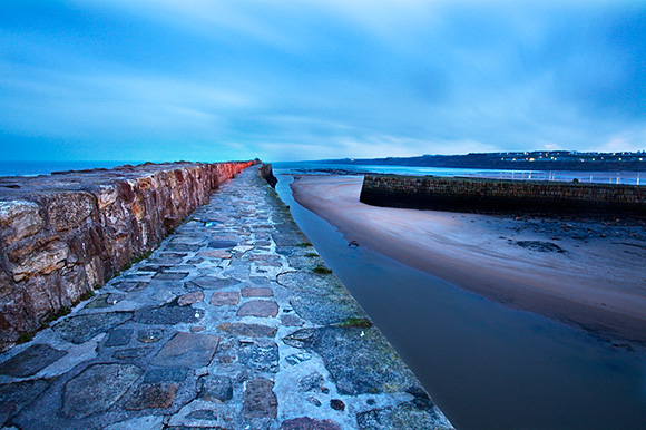 Pier at St Andrews Harbour before Dawn