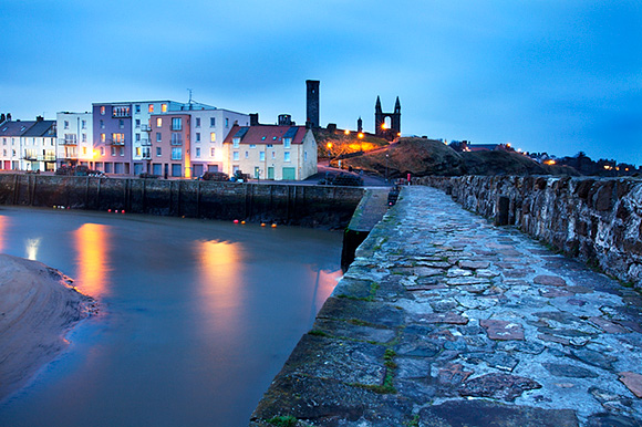 St Andrews Harbour before Dawn