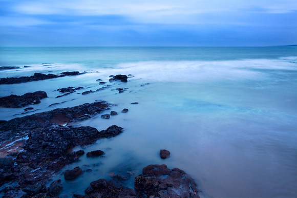 Rocks at East Sands before Dawn