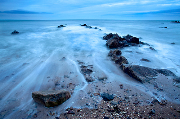 Rocks and Sea on the Fife Coast near St Andrews