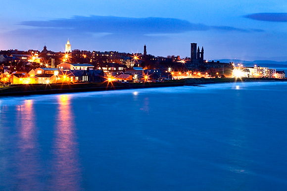 St Andrews at Dusk from the Fife Coastal Path
