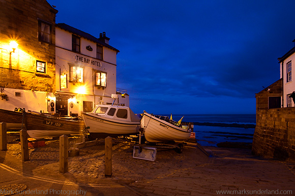 Boats on The Dock at Dusk