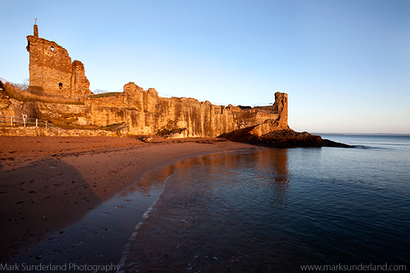 The Castle at Sunrise and High Tide