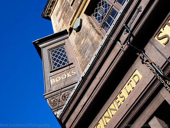 Bookshop on South Street in St Andrews Fife Scotland