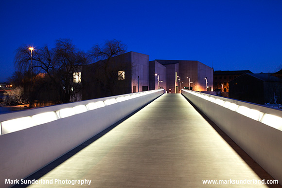 The Hepworth Gallery at Night Wakefield