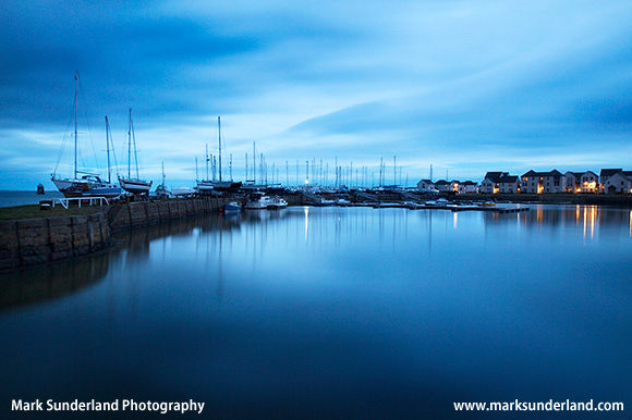 Tayport Harbour at Dusk Tayport Fife Scotland