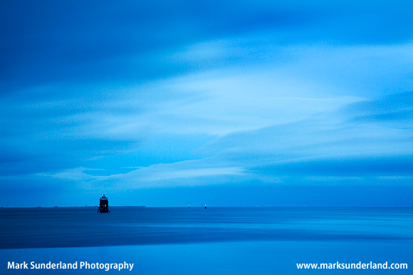 Tayport Pile Light in the Firth of Tay built 1845 deactivated c1960 Tayport Fife Scotland