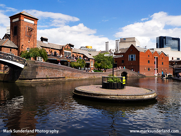 Busy Pub at Old Turn Junction on the Birmingham Canal Birmingham West Midlands England