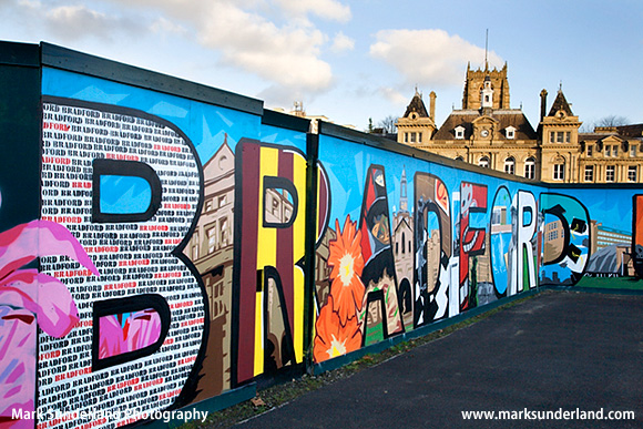 Bradford Mural in Forster Square Bradford