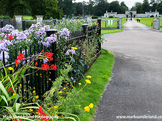 Entrance to Studlay Park at Studley Roger near Ripon North Yorkshire England