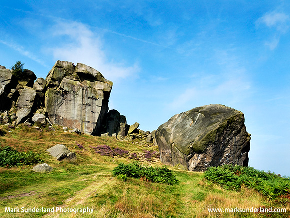 Cow and Calf Rocks on Ilkley Moor