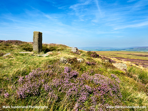 Boundary Stone on Ilkley Moor