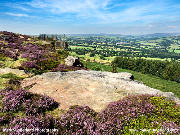 View over Wharfedale from Woodhouse Crag