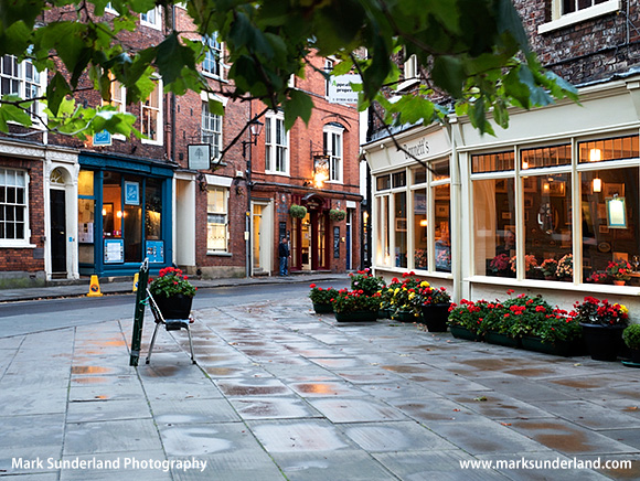 High Petergate at Dusk York Yorkshire England