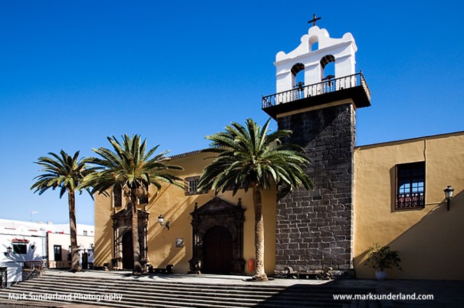 Iglesia de Nuestra Senora de los Angeles and Convento de San Francisco in Garachicho Tenerife Spain