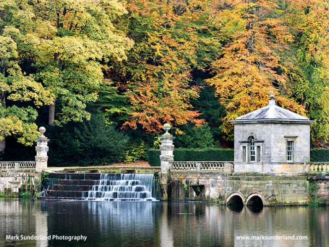 Studley Royal Water Gardens in Autumn
