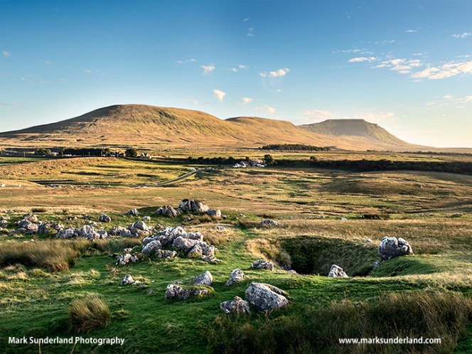 Ingleborough at Sunset from Ribblehead
