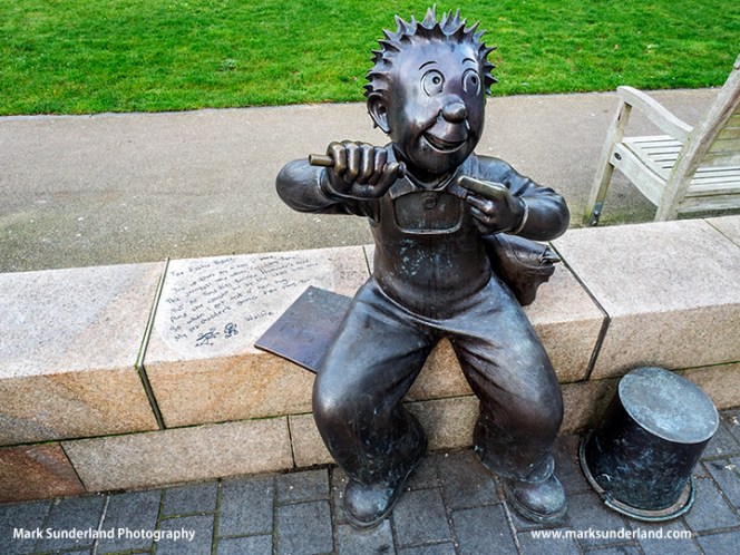 Oor Wullie Statue in Dundee