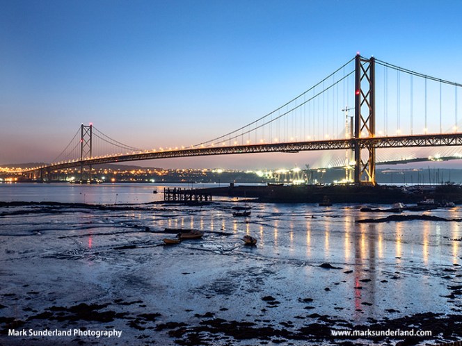 Forth Road Bridge at Dusk