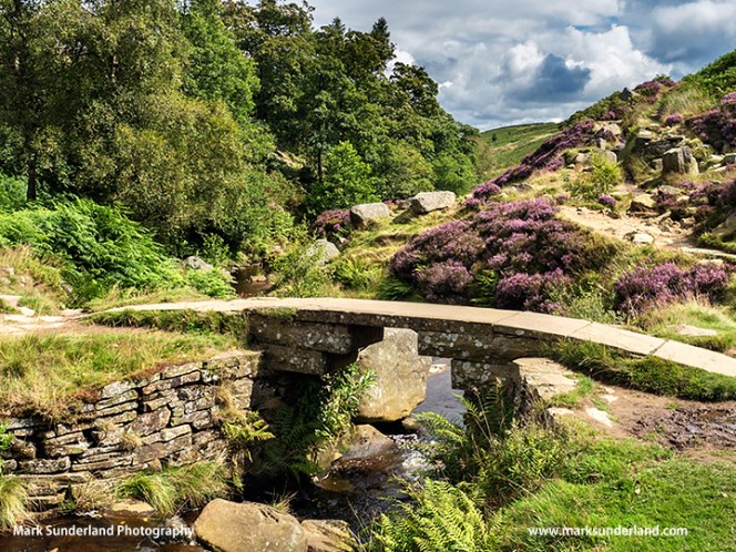 Brontë Bridge over South Dean Beck on Haworth Moor