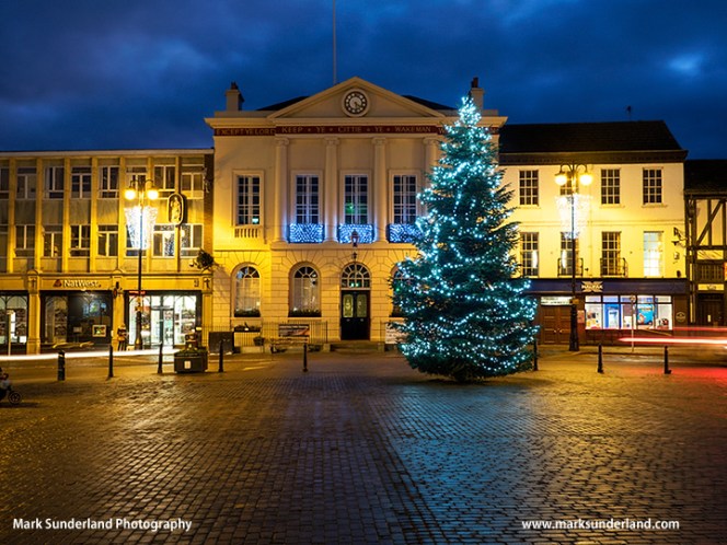 Ripon City Hall at Christmas
