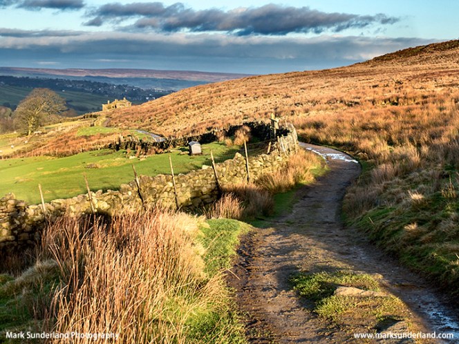 The Bronte Way on Haworth Moor