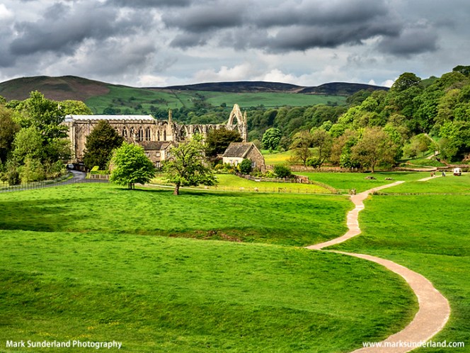 Bolton Priory Ruins in Spring