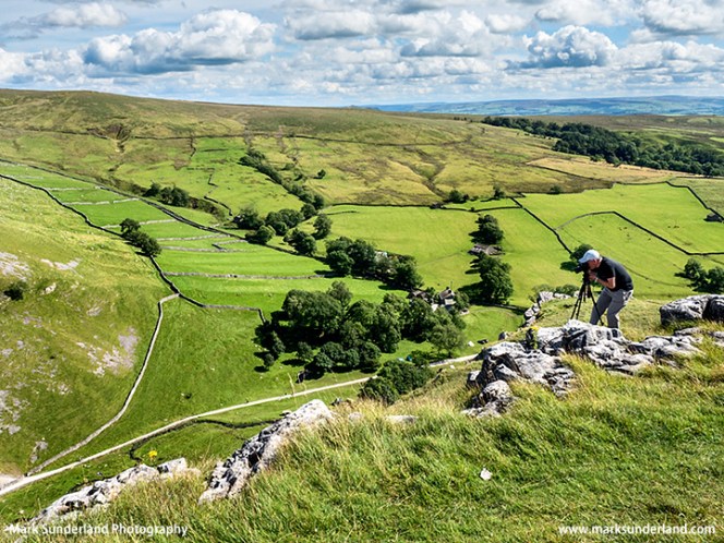 On the Edge above Gordale Scar