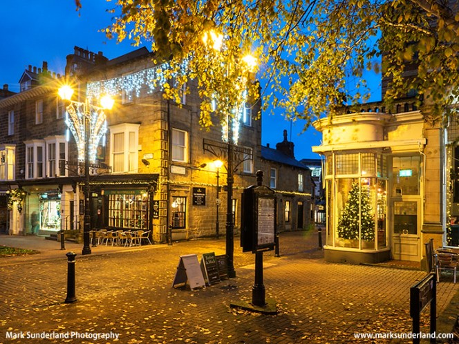 Montpellier Quarter in Harrogate at Dusk