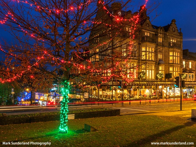 Bettys in Harrogate at Dusk