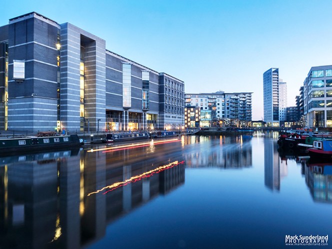 Leeds Dock at Dusk