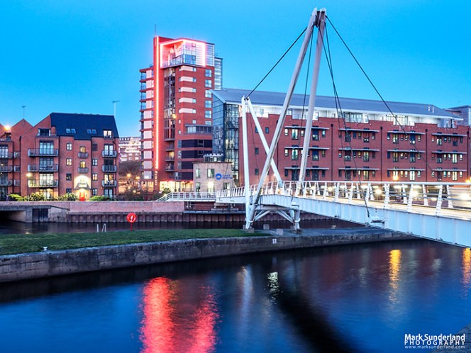 Knights Way Bridge at Leeds Dock