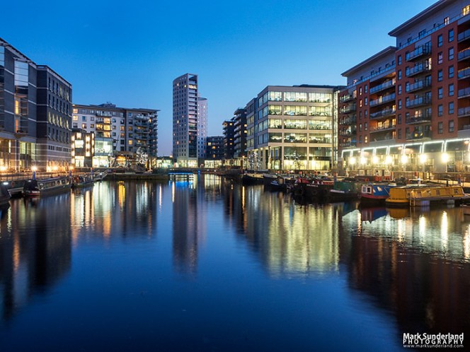 Leeds Dock at Dusk