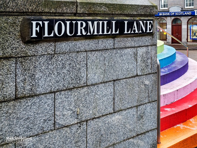 Rainbow Steps in Aberdeen