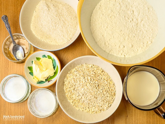 Ingredients for Oat Bread