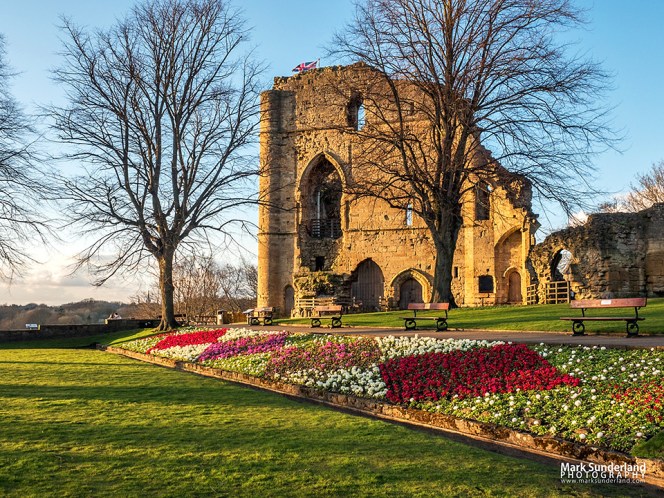 Knaresborough Castle at Sunset