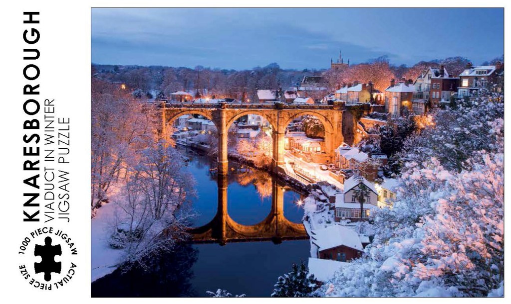 Knaresborough Viaduct in Winter jigsaw puzzle